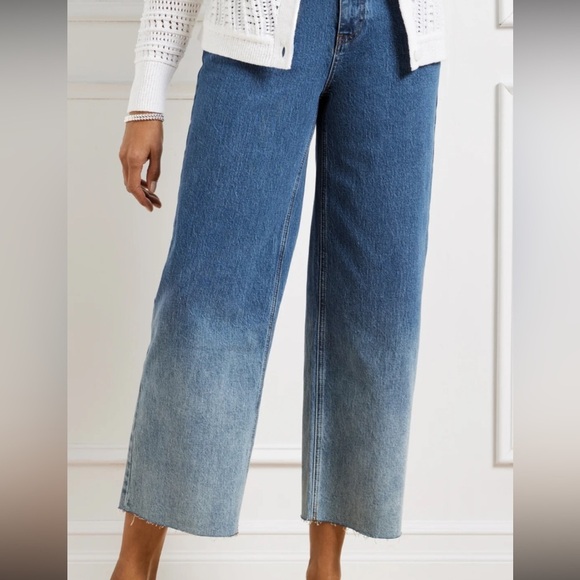 Talbots Women's High Waist Straight Leg Ankle Jeans Denim Blue Size 12 - Picture 1 of 16